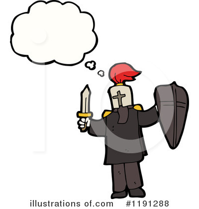 Royalty-Free (RF) Knight Clipart Illustration by lineartestpilot - Stock Sample #1191288