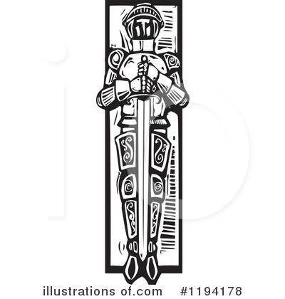 Royalty-Free (RF) Knight Clipart Illustration by xunantunich - Stock Sample #1194178