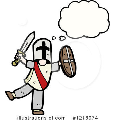 Royalty-Free (RF) Knight Clipart Illustration by lineartestpilot - Stock Sample #1218974