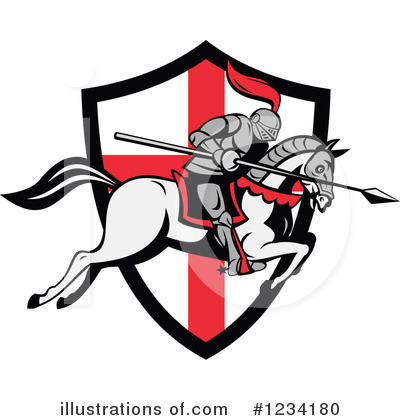 Royalty-Free (RF) Knight Clipart Illustration by patrimonio - Stock Sample #1234180