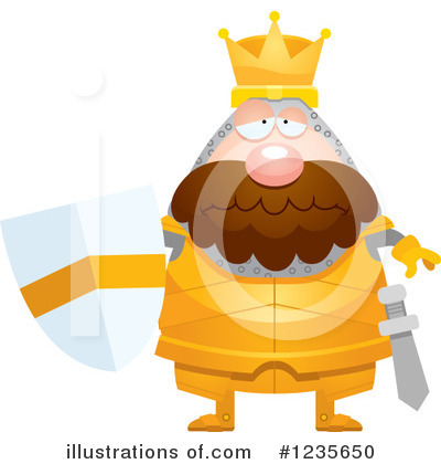 Royalty-Free (RF) Knight Clipart Illustration by Cory Thoman - Stock Sample #1235650