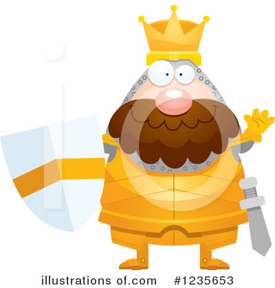 Royalty-Free (RF) Knight Clipart Illustration by Cory Thoman - Stock Sample #1235653