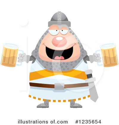 Royalty-Free (RF) Knight Clipart Illustration by Cory Thoman - Stock Sample #1235654