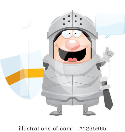 Royalty-Free (RF) Knight Clipart Illustration by Cory Thoman - Stock Sample #1235665