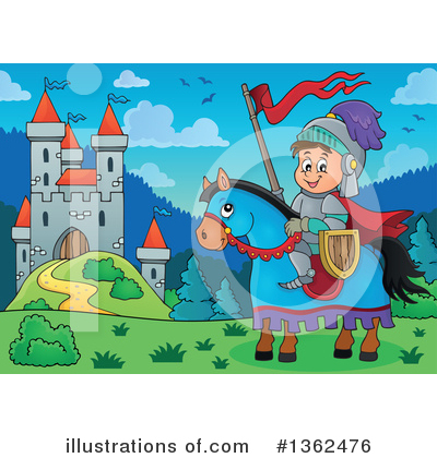 Royalty-Free (RF) Knight Clipart Illustration by visekart - Stock Sample #1362476
