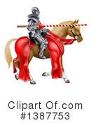 Knight Clipart #1387753 by AtStockIllustration