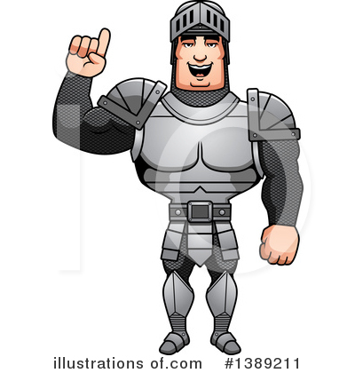 Royalty-Free (RF) Knight Clipart Illustration by Cory Thoman - Stock Sample #1389211