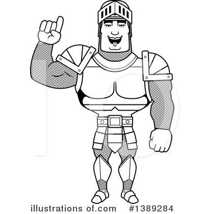 Royalty-Free (RF) Knight Clipart Illustration by Cory Thoman - Stock Sample #1389284