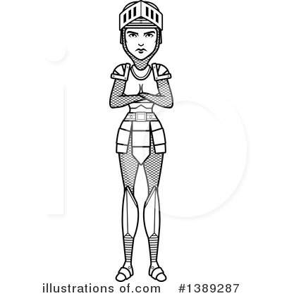 Female Knight Clipart #1389287 by Cory Thoman