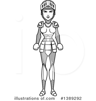 Female Knight Clipart #1389292 by Cory Thoman