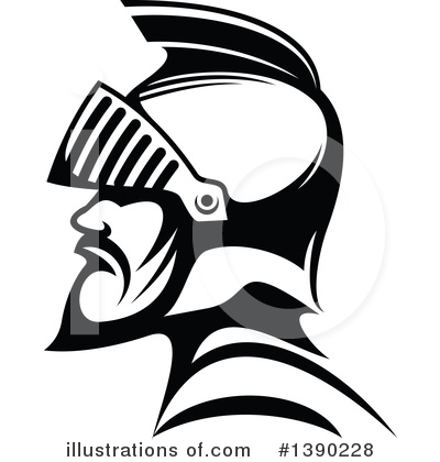 Helmet Clipart #1390228 by Vector Tradition SM