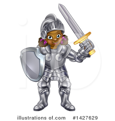 Female Knight Clipart #1427629 by AtStockIllustration