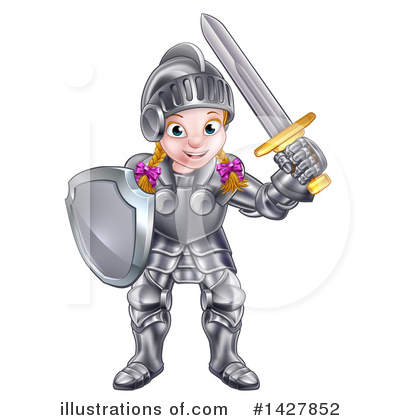 Royalty-Free (RF) Knight Clipart Illustration by AtStockIllustration - Stock Sample #1427852