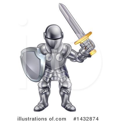 Royalty-Free (RF) Knight Clipart Illustration by AtStockIllustration - Stock Sample #1432874