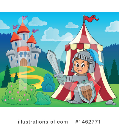 Royalty-Free (RF) Knight Clipart Illustration by visekart - Stock Sample #1462771