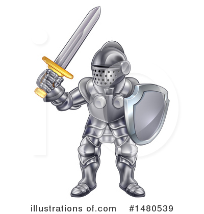 Royalty-Free (RF) Knight Clipart Illustration by AtStockIllustration - Stock Sample #1480539