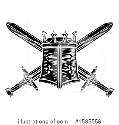 Royalty-Free (RF) Knight Clipart Illustration by AtStockIllustration - Stock Sample #1585556