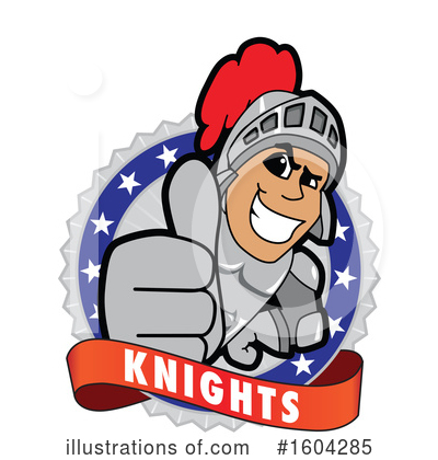 Royalty-Free (RF) Knight Clipart Illustration by Mascot Junction - Stock Sample #1604285