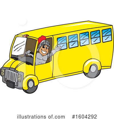 School Bus Driver Clipart #1604292 by Mascot Junction