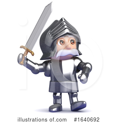 Knight Clipart #1640692 by Steve Young