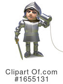 Knight Clipart #1655131 by Steve Young