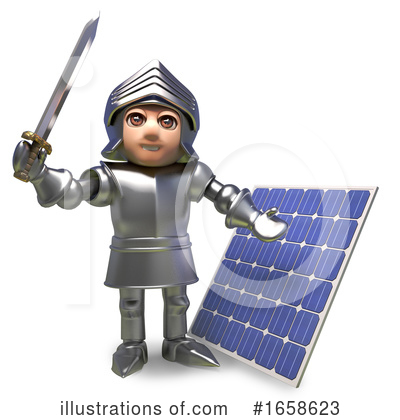 Knight Clipart #1658623 by Steve Young