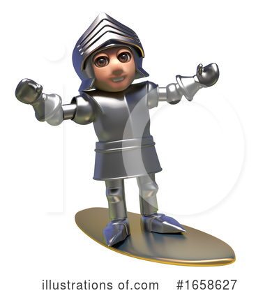 Knight Clipart #1658627 by Steve Young