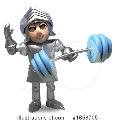 Knight Clipart #1658705 by Steve Young