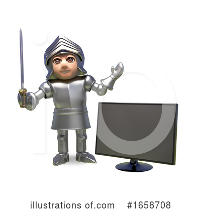 Knight Clipart #1658708 by Steve Young