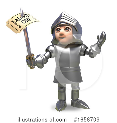 Knight Clipart #1658709 by Steve Young