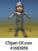 Knight Clipart #1683958 by Steve Young