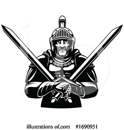 Royalty-Free (RF) Knight Clipart Illustration by Vector Tradition SM - Stock Sample #1690951