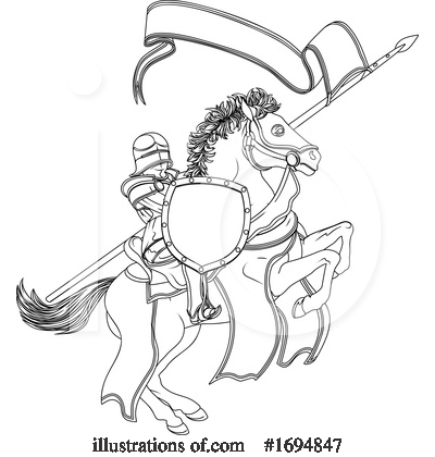 Royalty-Free (RF) Knight Clipart Illustration by AtStockIllustration - Stock Sample #1694847
