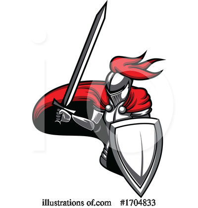 Royalty-Free (RF) Knight Clipart Illustration by Vector Tradition SM - Stock Sample #1704833