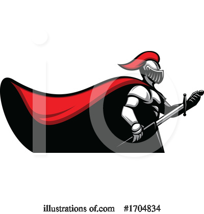 Royalty-Free (RF) Knight Clipart Illustration by Vector Tradition SM - Stock Sample #1704834