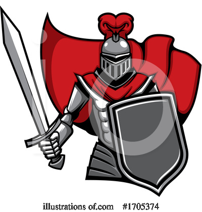 Royalty-Free (RF) Knight Clipart Illustration by Vector Tradition SM - Stock Sample #1705374