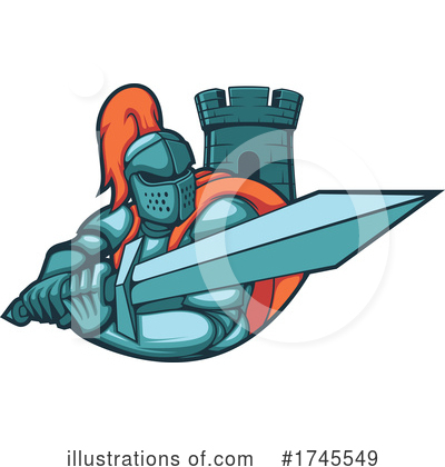 Royalty-Free (RF) Knight Clipart Illustration by Vector Tradition SM - Stock Sample #1745549