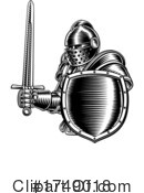 Knight Clipart #1749018 by AtStockIllustration