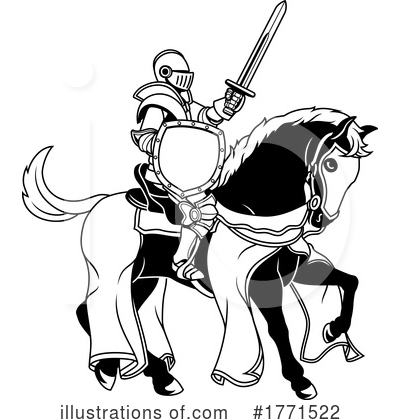 Royalty-Free (RF) Knight Clipart Illustration by AtStockIllustration - Stock Sample #1771522