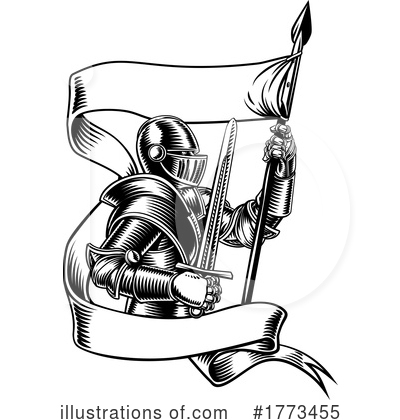 Royalty-Free (RF) Knight Clipart Illustration by AtStockIllustration - Stock Sample #1773455