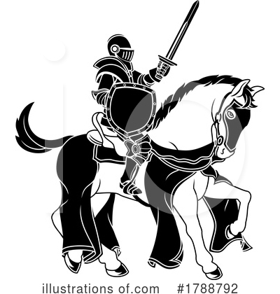 Royalty-Free (RF) Knight Clipart Illustration by AtStockIllustration - Stock Sample #1788792