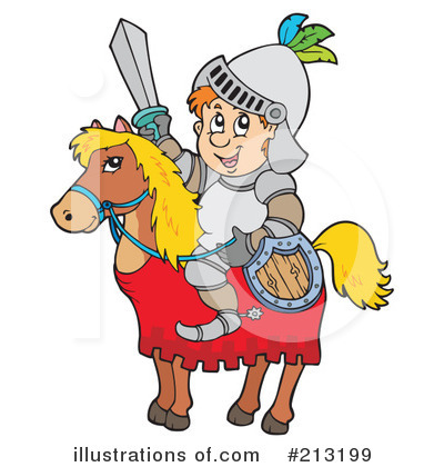 Royalty-Free (RF) Knight Clipart Illustration by visekart - Stock Sample #213199