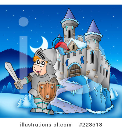 Royalty-Free (RF) Knight Clipart Illustration by visekart - Stock Sample #223513