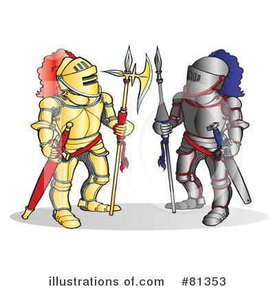 Royalty-Free (RF) Knight Clipart Illustration by Snowy - Stock Sample #81353