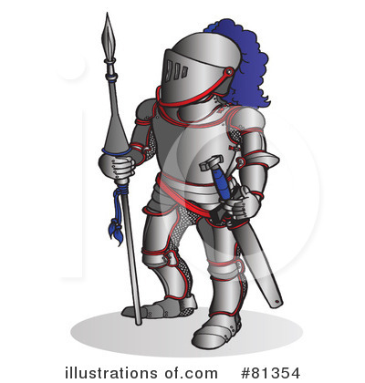 Royalty-Free (RF) Knight Clipart Illustration by Snowy - Stock Sample #81354