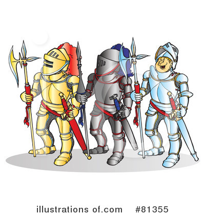 Royalty-Free (RF) Knight Clipart Illustration by Snowy - Stock Sample #81355