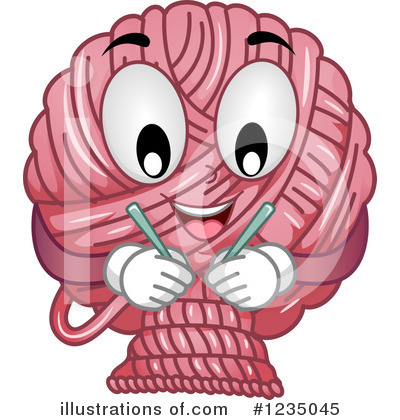 Royalty-Free (RF) Knitting Clipart Illustration by BNP Design Studio - Stock Sample #1235045