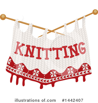 Knitting Clipart #1442407 by BNP Design Studio