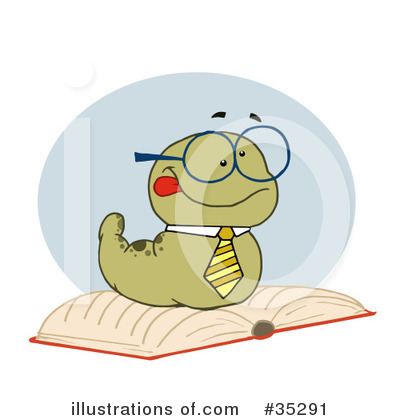 Reading Clipart #35291 by Hit Toon