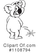 Koala Clipart #1108794 by Dennis Holmes Designs